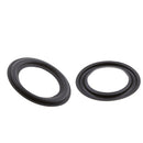 2Pcs Audio Speaker Part Foam Edge Rings Spare Replacement Repair Black 3''