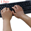 1 Pair Transparent Wrist Relief Brace Wrap Silicone Bandage Support Wristband