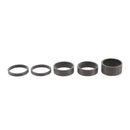 5Pcs Carbon Fiber Bicycle Stem Headset Spacers Washers fit 1 1/8-Inch Stem