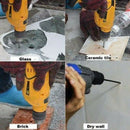 4 X  Porcelain Spear Head Ceramic Tile Glass Marble Drill Bits Set 3/5/6/8mm