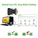 CableDeconn E0401 Full HD 1080P DVI24+1 to VGA Male to Female Adapter Cable
