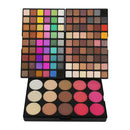 123 Colors Eyeshadow Palette Pro Eye Blush Highlight Matte Makeup Tools Kit