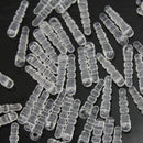 100 X Portable Clear Dustproof Plastic Anti Dust Plug Stopper For Cellphone 3.5m