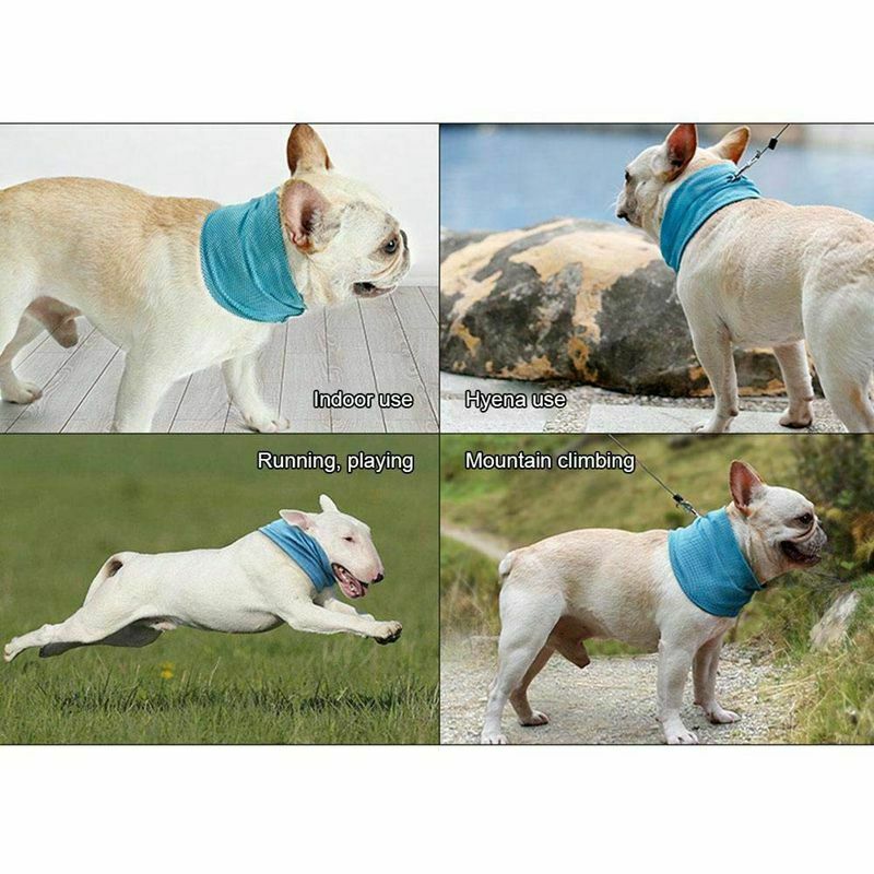 Dog Cooling Bandana, Dog Pet Cooling Collar for Summer, Instant Cooling Dog