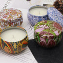 Scented Candles Gift Natural Soy Wax 4.4 Oz Unit Portable Travel Set Tin x G0L4