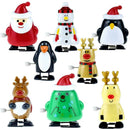 8pcs Wind Up Kids Educational Toys Clockwork Walking Toys Xmas Decor Gifts