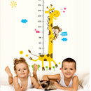 Giraffe Kids Height Measure Wall Stickers PVC Boy Girl Growth Chart 1 Pcs Z