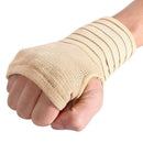 Elastic Knitted Fabric Palm Wrap Hand Brace Support Wrist Sleeve Band Guard