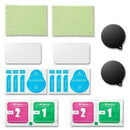 2PCS Screen Steel Protective Film + 2PCS Lens Cap Cover for GoPro Max Actio A5A8