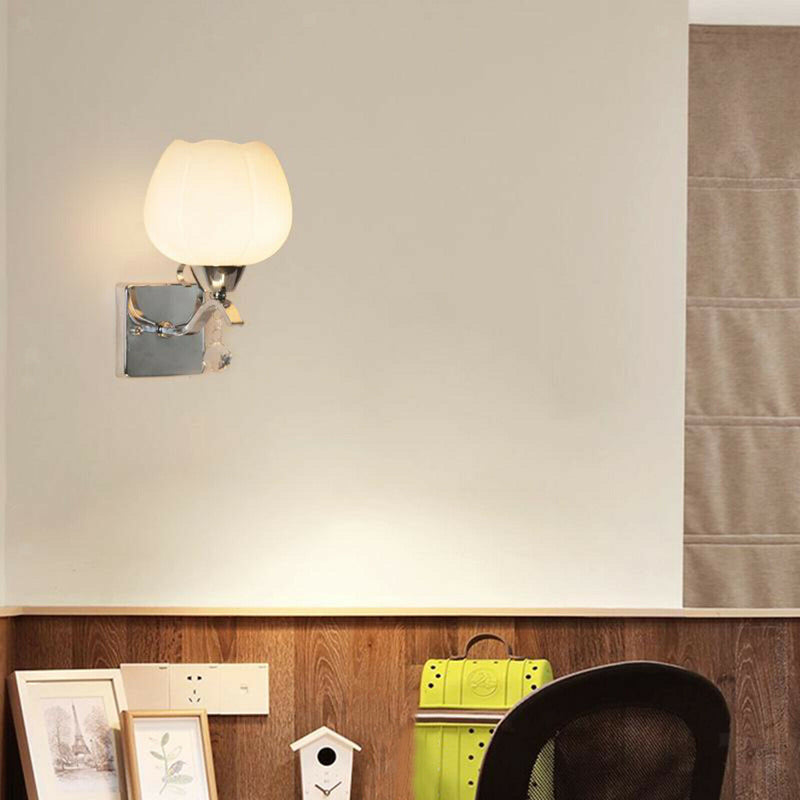 Wall Sconces Lighting Glass Shade Wall Lamp for Bedroom, Hallway, Corridor