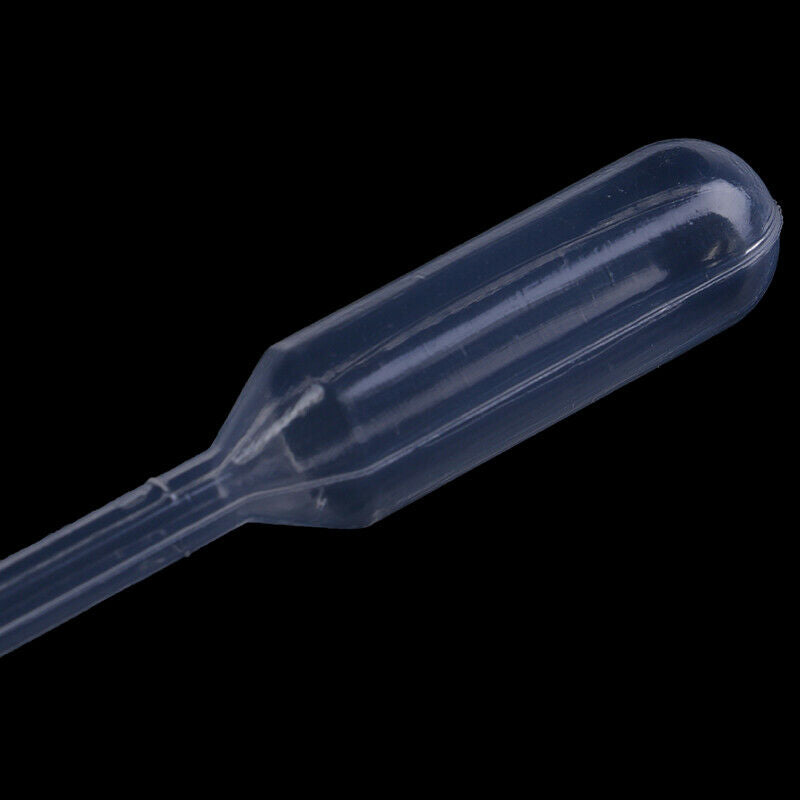 100Pcs 1ML Disposable Plastic Eye Dropper Set Transfer Graduated Pipe Nw