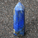 Natural Rock Lapis Lazuli Quartz Crystal Stone Point Healing Wand Obelisk Decor