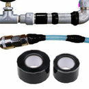 Black Rubber Silicone Repair Waterproof Bonding Tape Rescue Self Fusing Wire NEW