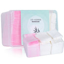 320Pcs/Bag Soft 3-In-1 Facial Organic Cotton Pads Facial Cleaning Nail Poli D1E8