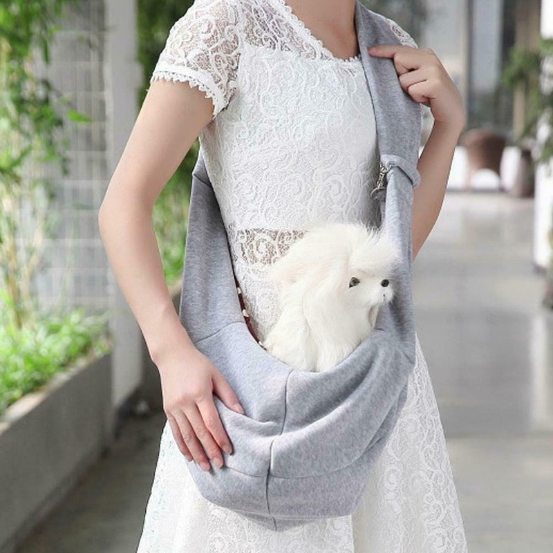 Hands-Free Dog Cat Sling Bag Portable Outdoor Pet Carrier Shoulder Pouch SN9F