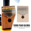 17 Keys Kalimba Wooden Thumb Finger Piano Traditional Finger Musical Instrument