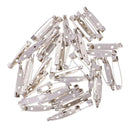 100pcs Brooch Back Safety Bar Pins Jewelry Findings Accessories For DIY 20mm