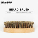 Bluezoo Men'S Beard Brush Boar Bristle Shaving Brush Male Facial Beard Clea L1E1