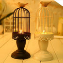 Birdcage Tea Light Candle Holder Candlestick Wedding Home Party Decor White