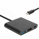 3 in 1 USB3.1 Converter USB-C to USB3.0+4K HDMI+PD USB-C Adapter for Switch
