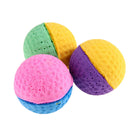 12pcs Funny Colorful Soft Latex Feathered Ball Toys Pet Cat and Dog Toys