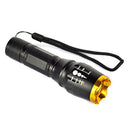 2000lm Flashlight XM-L T6 LED Zoom Military Super Bright Torch 18650