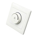 86 Type Rotation Concealed Dimmer Switch Adjustable White 10A LED Light 250V ABS