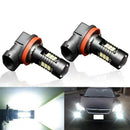 2Pcs Led HB3 9005 Fog Light Bulb 1200lm 6000K White Car Daytime Running Lam X9Z2