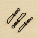 20pcs Carp Fishing Swivels with Quick Change Snap Clips Rolling Swivels