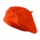 Women's Fashion Casual Beret Beanie Hat orange