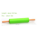 Wooden Handle Plastic Mini Rolling Pin Dough Roller DIY Baking Kitchen Tool Kids