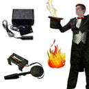 9V  Electronic Fire Ball Launcher Trick ps Accessories Stage Illusions T1R4