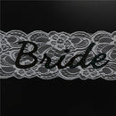 1PC Bride To Be white Lace Sash Hens Night Wedding Shower Bachelorette Party BX
