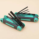 1X(8 In 1 Folding Hexagon Key Hex Wrench Set 1.5Mm,2Mm,2.5Mm,3Mm,4Mm,5Mm,6M