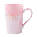 Large Ceramic Coffee Mugs Large Handle for Men Women  D118 pink