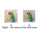 Full Drill 5D Diamond DIY Craft Oil Bird Painting Cross Stitch Mosaic Kit