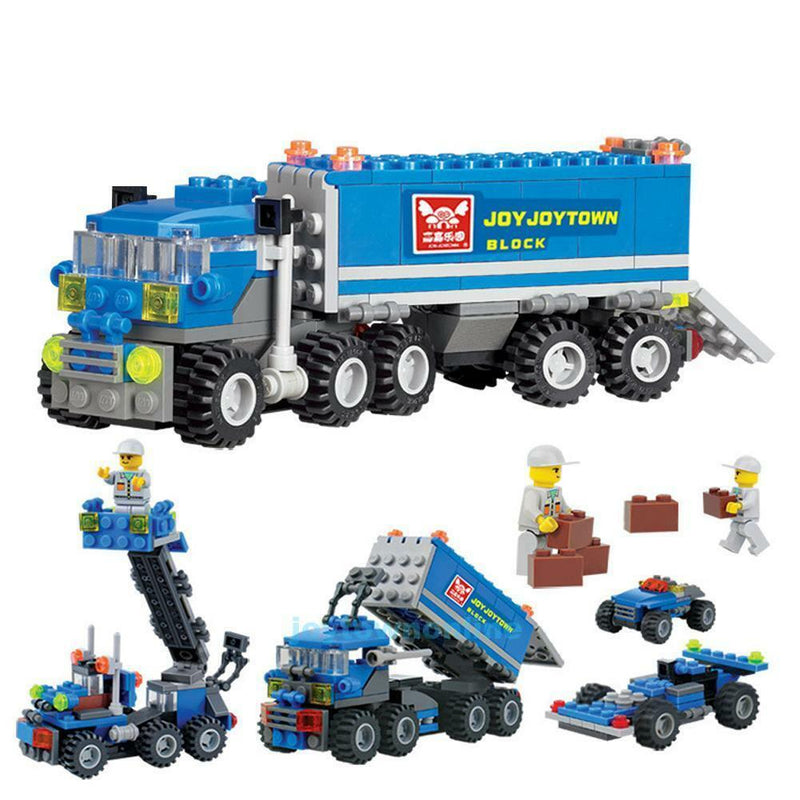 DIY Kids Child Dumper Truck Car Building Block Sets Educational Development Toys