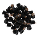 50PCS DC022 2.1x5.5mm Panel Mounting DC Power Jack Socket & Screw Nut