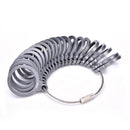 Plastic Finger Ring Sizer Tool Jewelry Measure Gauge Equipment US Size 3-13L BX