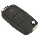 Black 2-key folding key shell Remote Car Key Case for Volkswagen Golf MK4 B L9F7
