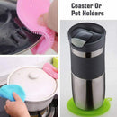 SS-001 Scrubber, Silicone Sponges Multipurpose Antibacterial Kitchen Scrub