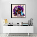 5D DIY Full Drill Diamond Painting Wild Dog Cross Stitch Embroidery Mosaic