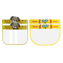 4pcs Kid Full Face Shield Kindergarten Protector Face Cover Head Cap Hat