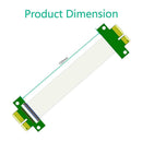 PCI Express 36Pin Male to Male Interface 1x Extender Adapter with FPC Cable