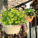 4pcs Flowers Plants Faux Plastic Shrub Bouquet Simulation Greenery Bushes I B1S8