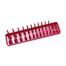 2 Pack 1/4 and 3/8 Metric Socket Tray Rack Holder Storage Tool Organizer