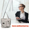 Women Canvas Shoulder Crossbody Bag Large Capacity Travel Handbag (Grey) A#S