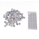 100x 9*5*9mm Microchip Aluminum Heatsink Cooling Fin Black For IC Transistor