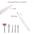 5 in1 Electric Nail Machine Art Drill Carve Grinder Polisher Nail Art Dr Hn