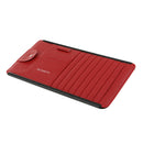 Car Sun Visor 9 Disc Slots CD Card Holder Organizer Storage Clip Bag Red